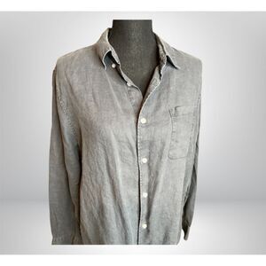 Everlane Linen Button Up Shirt (L)